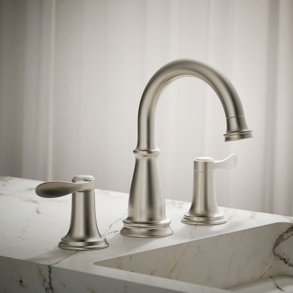Bellera® Widespread bathroom sink faucet, 1.0 gpm