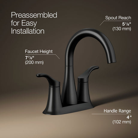 Simplice® Centerset bathroom sink faucet, 1.2 gpm