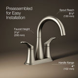 Simplice® Centerset bathroom sink faucet, 1.0 gpm