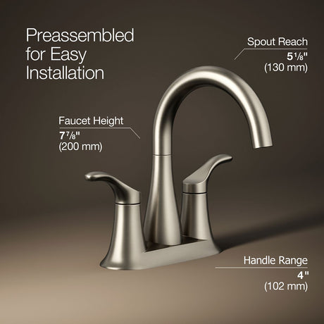 Simplice® Centerset bathroom sink faucet, 1.0 gpm