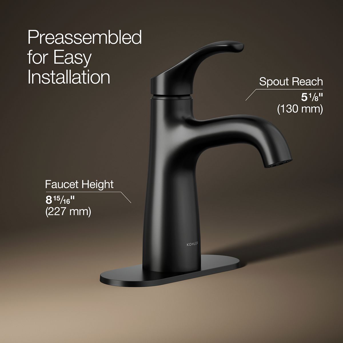 Simplice® Single-handle bathroom sink faucet, 1.0 gpm