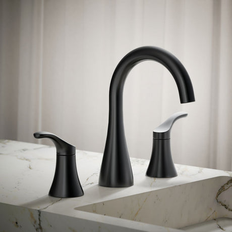 Simplice® Widespread bathroom sink faucet, 0.5 gpm