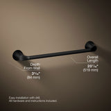 Simplice® 18" towel bar