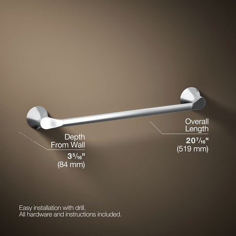 Simplice® 18" towel bar