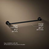 Simplice® 24" towel bar