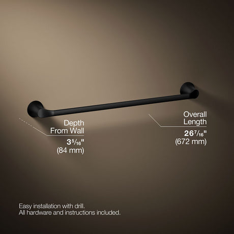 Simplice® 24" towel bar