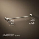 Simplice® 24" towel bar
