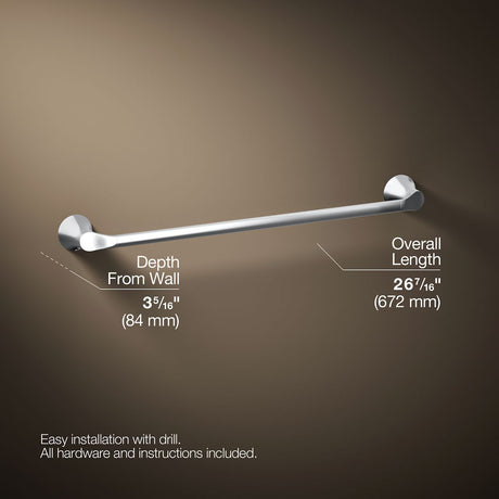Simplice® 24" towel bar