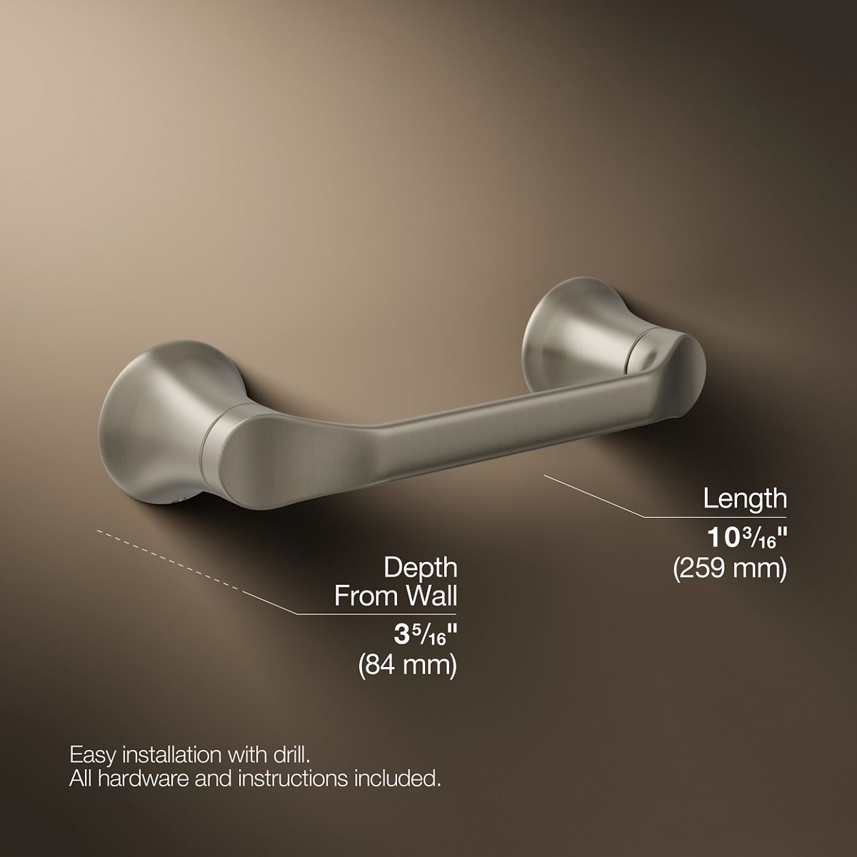 Simplice® Pivoting toilet paper holder