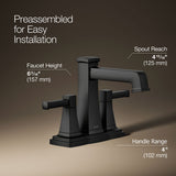 Riff® Centerset bathroom sink faucet, 0.5 gpm