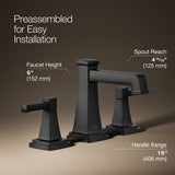 Riff® Widespread bathroom sink faucet, 0.5 gpm