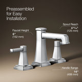 Riff® Widespread bathroom sink faucet, 0.5 gpm