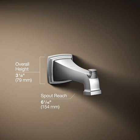 Riff® Wall-mount bath spout with diverter