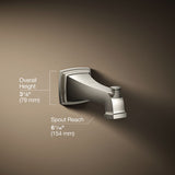 Riff® Wall-mount bath spout with diverter