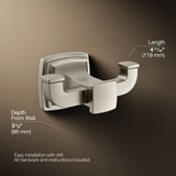 Riff® Double robe hook