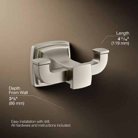 Riff® Double robe hook