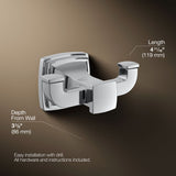 Riff® Double robe hook