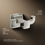 Riff® Double robe hook