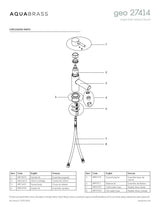 Single-hole lavatory faucet