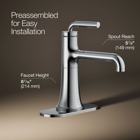 Tone™ Single-handle bathroom sink faucet, 0.5 gpm