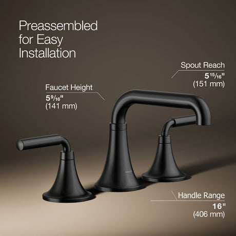 Tone™ Widespread bathroom sink faucet, 1.2 gpm