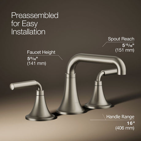 Tone™ Widespread bathroom sink faucet, 1.2 gpm