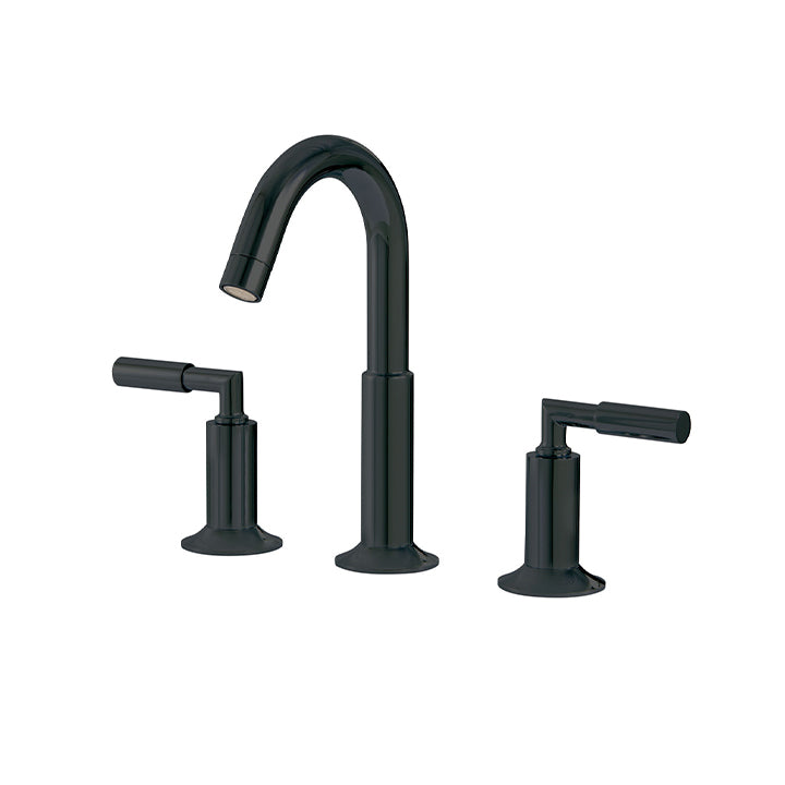 Widespread lavatory faucet