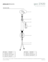 Tall single-hole lavatory faucet