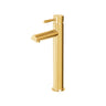 Aquabrass Tall Single Hole Bathroom Faucet Brushed Gold - image 2