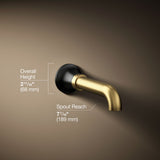 Tone™ Wall-mount bath spout