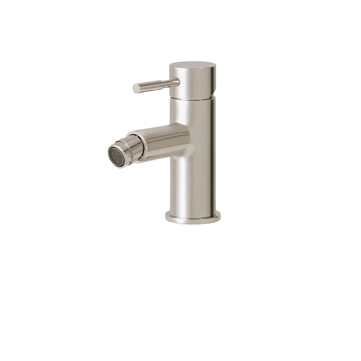 Single-hole bidet faucet with swivel spray