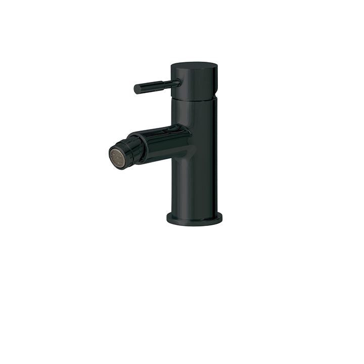 Single-hole bidet faucet with swivel spray