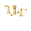 Aquabrass 4-Hole Bidet Faucet Set Brushed Gold - image 2