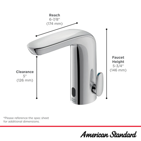 NextGen Selectronic® Touchless Faucet, Base Model With Above-Deck Mixing, 0.35 gpm/1.3 Lpm