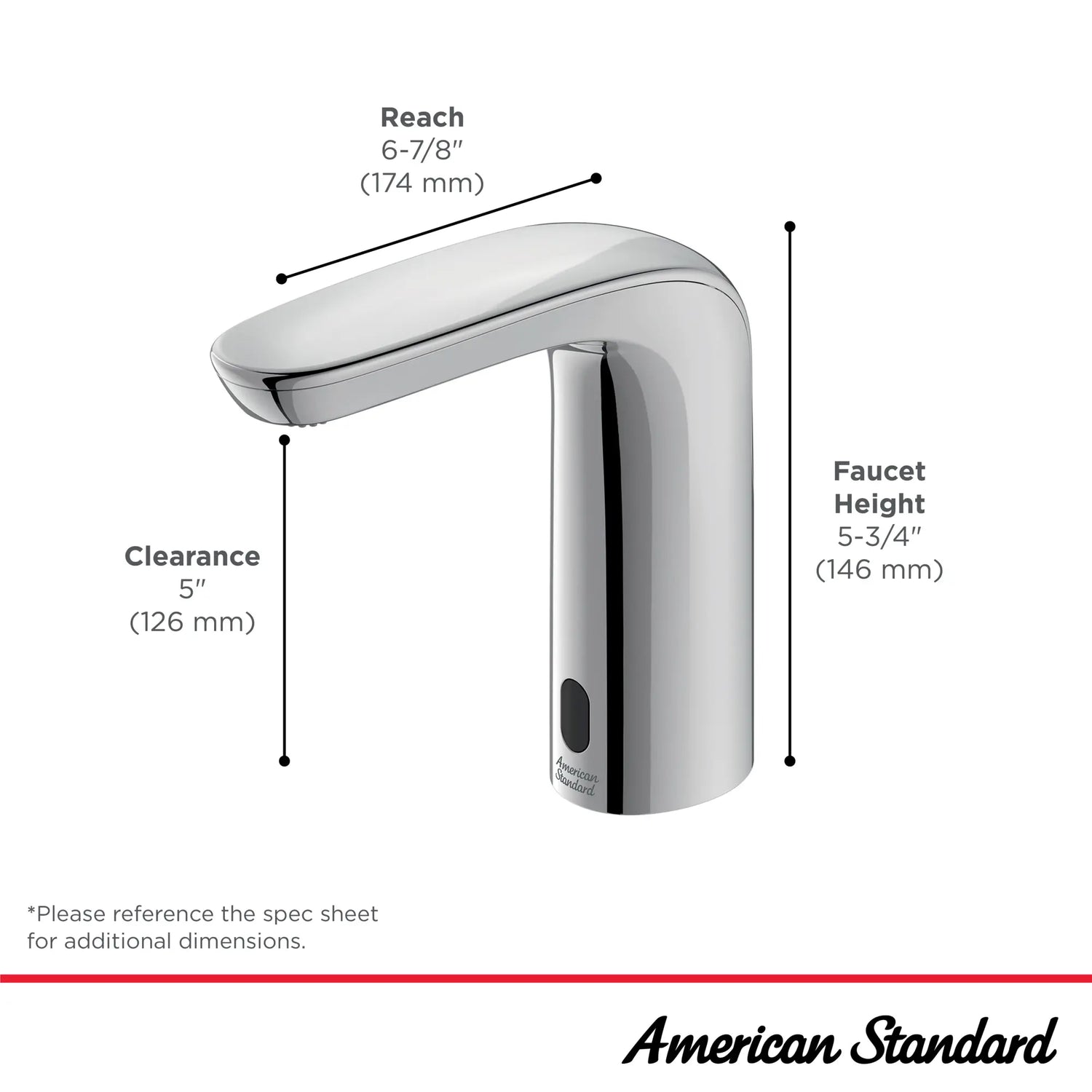 NextGen Selectronic® Touchless Faucet, Battery-Powered, 0.35 gpm/1.3 Lpm