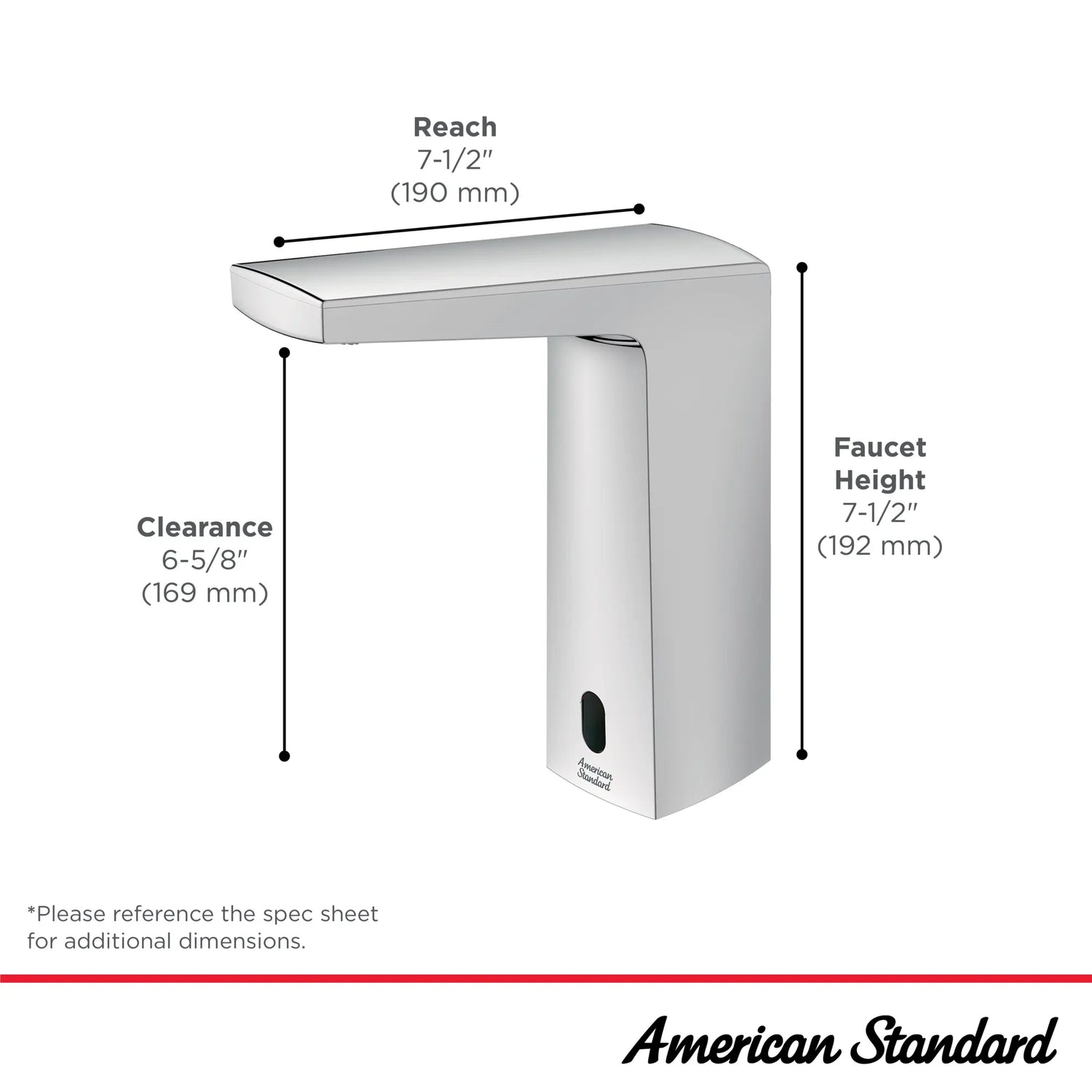 Paradigm® Selectronic® Touchless Faucet, Battery-Powered With Above-Deck Mixing, 0.5 gpm/1.9 Lpm