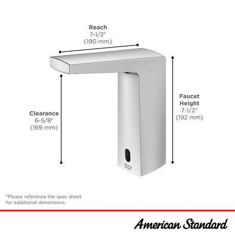 Paradigm® Selectronic® Touchless Faucet, Base Model With Above-Deck Mixing, 0.5 gpm/1.9 Lpm