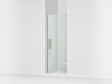 Components™ 27-5/8"-28-3/8" W x 71-5/8" H pivot shower door with 3/8"-thick Crystal Clear glass