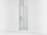 Components™ 27-5/8"-28-3/8" W x 71-5/8" H pivot shower door with 3/8"-thick Crystal Clear glass