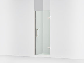 Components™ 27-5/8"-28-3/8" W x 71-5/8" H pivot shower door with 3/8"-thick Crystal Clear glass