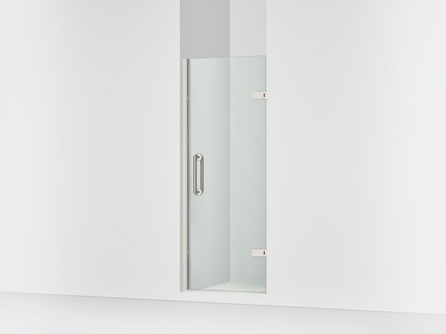 Components™ 27-5/8"-28-3/8" W x 71-5/8" H pivot shower door with 3/8"-thick Crystal Clear glass