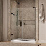 Composed™ 58"-58-3/4" W x 71-3/4" H pivot shower door with 3/8"-thick Crystal Clear glass
