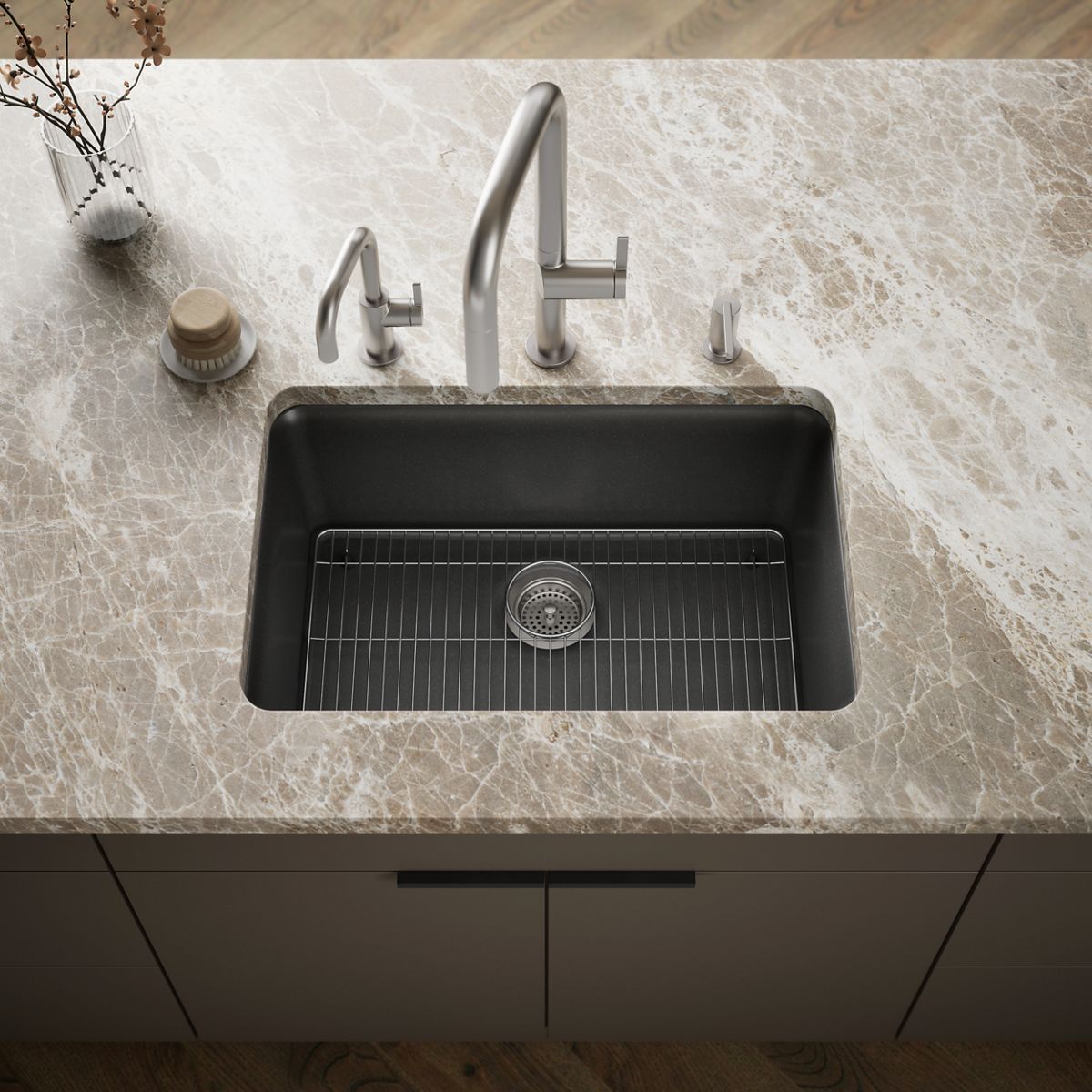 Cairn® 27-1/2" undermount single-bowl kitchen sink
