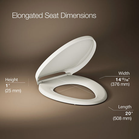 Drift™ ReadyLatch® Quiet-Close™ elongated toilet seat