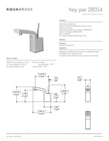 HEY JOE-Single-hole lavatory faucet