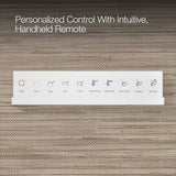 PureWash® E815 Round-front bidet toilet seat with remote control