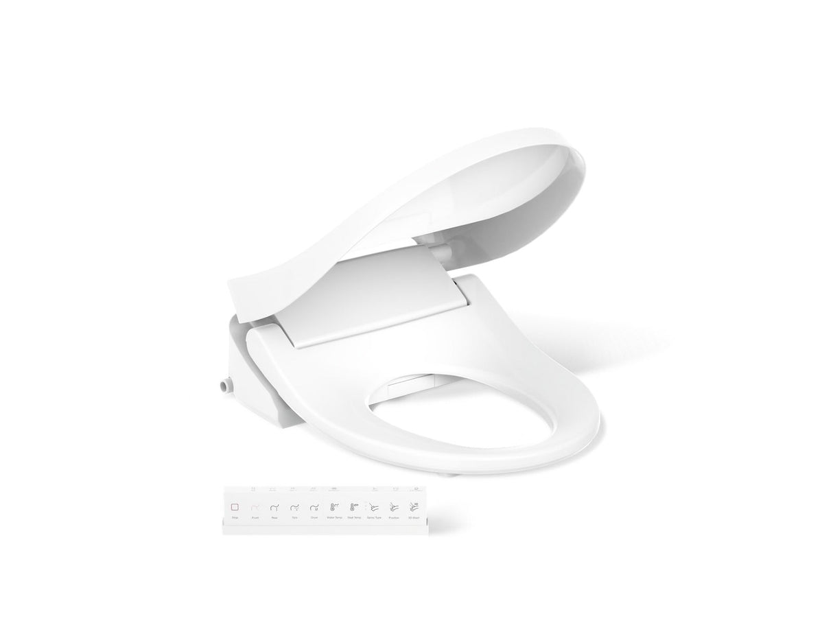 PureWash® E815 Round-front bidet toilet seat with remote control