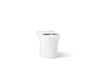 Veil® Elongated toilet bowl with skirted trapway