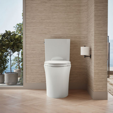 Veil® Elongated toilet bowl with skirted trapway