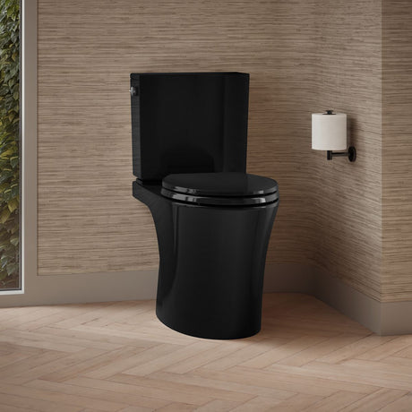 Veil® Elongated toilet bowl with skirted trapway